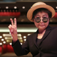 Image for article titled Yoko Ono Ponders Modern Art and a Concerned-Looking Dog